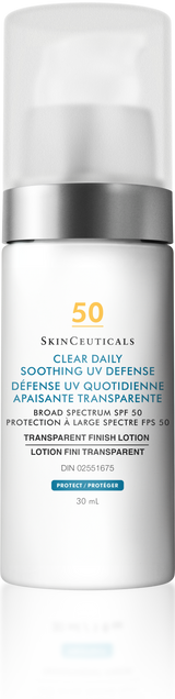 Défense UV Quotidienne Apaisante Transparente FPS 50 - 30ml