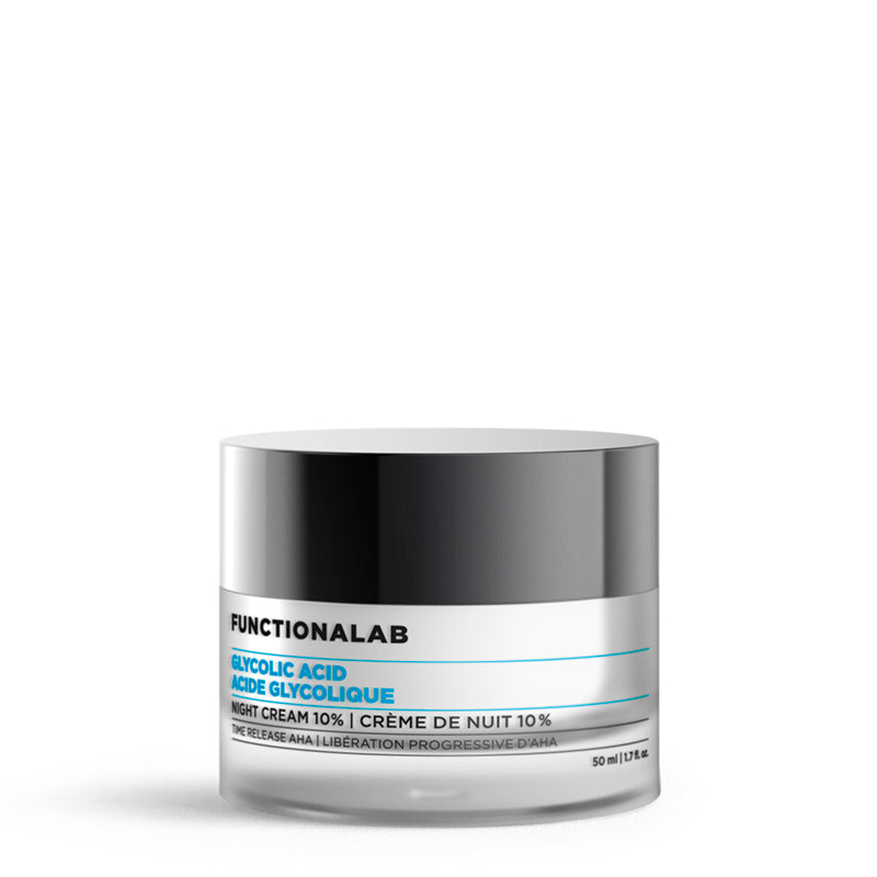 Crème de nuit 10% Acide glycolique de Functionalab